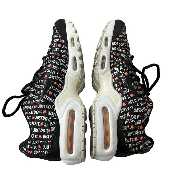 Nike Air Max Plus TN Just Do It Black Sneakers Sz 7 Womens Shoes 862201-007 - Picture 5 of 8